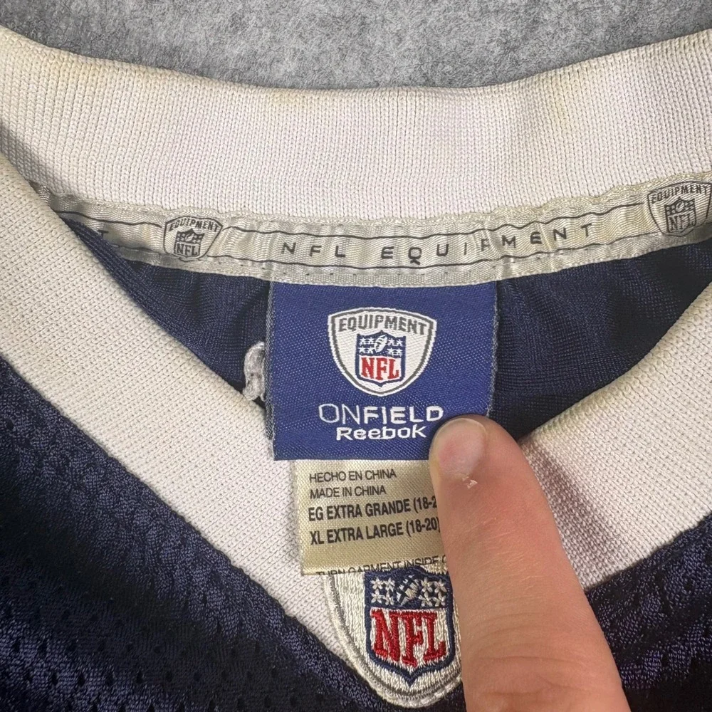Y2K Reebok Philip Rivers San Diego Chargers NFL Jersey Navy Blue XL Youth 18-20